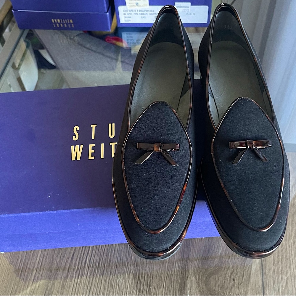 LIKE NEW Stuart Weitzman Tortoise Shell Loafers
